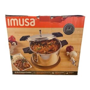 IMUSA 22Qt Large Aluminum Pressure Cooker – New Open Box